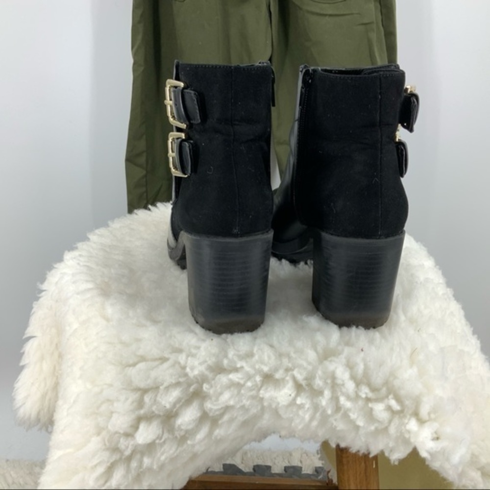 Zara Trafaluc Black ankle boot 8/38 - Picture 3 of 8